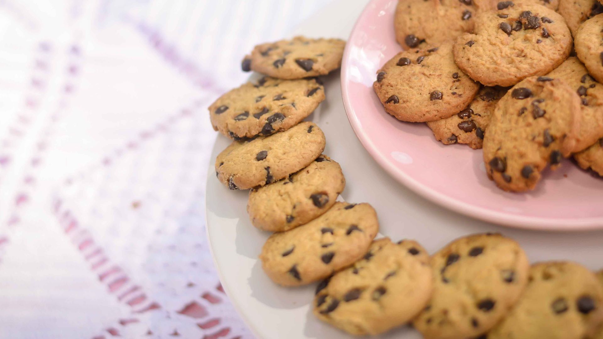 Cookies in Ceramic Plates