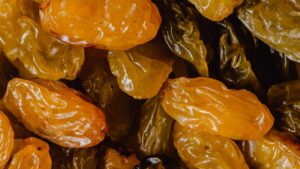 Dried Fruits in Clear Plastic Container 