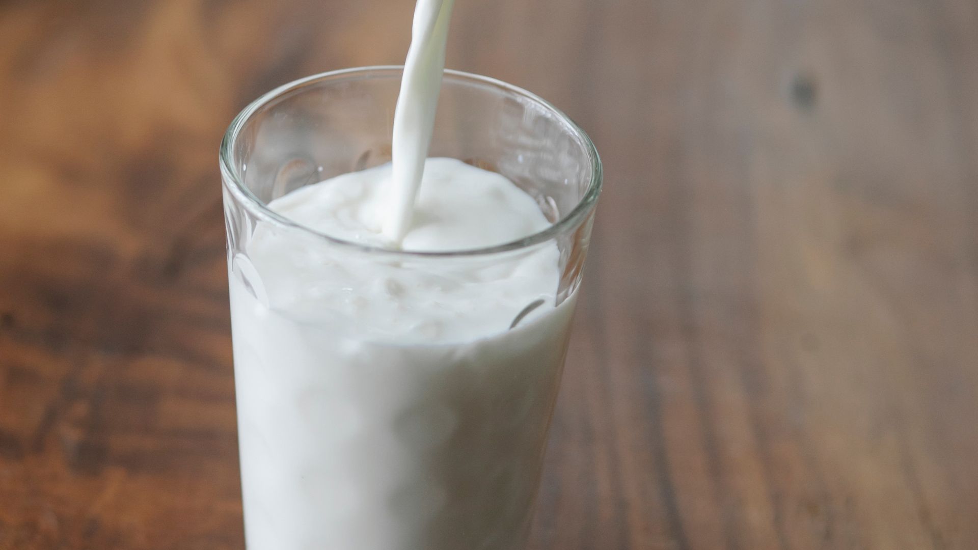 a crop image of Drinking Glass With Soy Milk